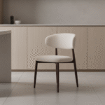 ⁦כסא אוכל אליס לבן⁩ – תמונה ⁦3⁩