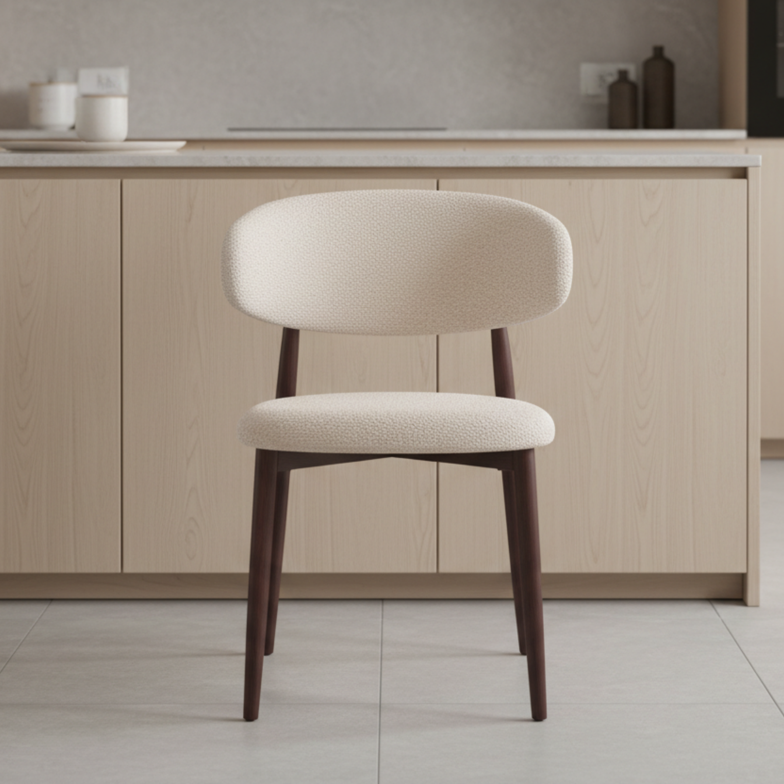 9 כסא אוכל אליס לבן – תמונה 1