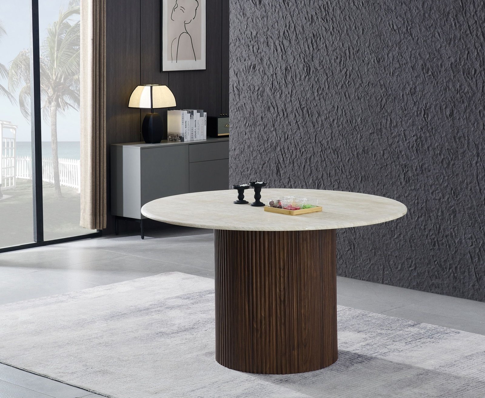 54a9b855-45ec-45e3-a632-ff5d361987ad שולחן אוכל דגם דוראנט - חום – תמונה 1